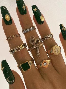 snake rings set for women anillos jewelry bague femme ring s