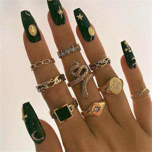 snake rings set for women anillos jewelry bague femme ring s
