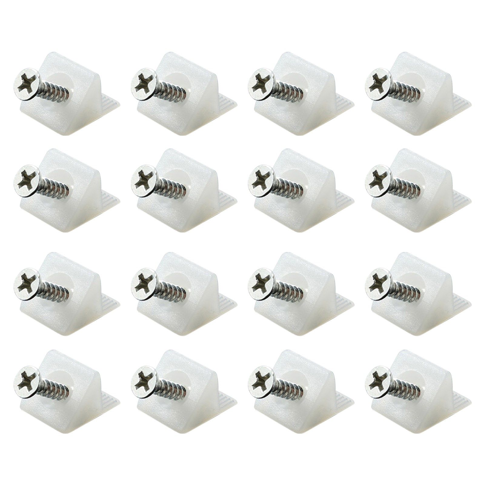 100pcs Connector Furniture Accessory Durable Fastener Back W
