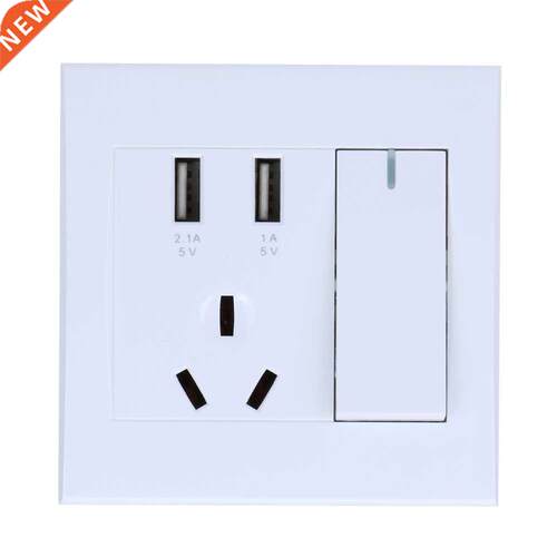 USB Wall Switch Socket Panel power adapter socket for Restau