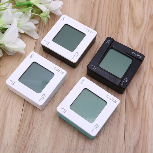 DIY Time Management Pomodoro Timer Creative Square Alarm Clo