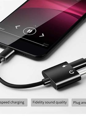 3.5mm AUX Audio Cable 2 in 1 USB Type C Charge Audio apter
