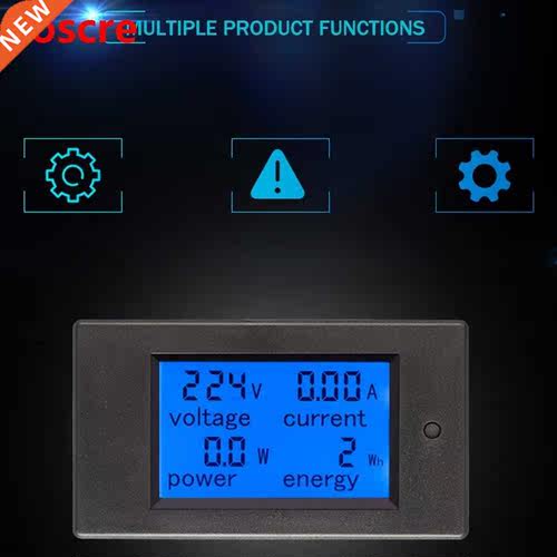 80-260V AC 45-65Hz Digital Display Multifunctional Ammeter V