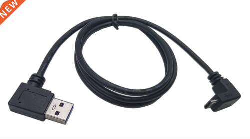 1M 90 degree USB 3.0 (Type-A) Male to USB3.1 (Type-C)Male Up