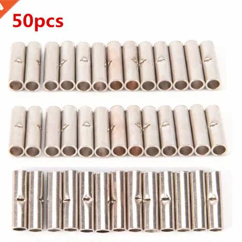 14-16AWG Uninsulated Butt Connectors Crimp Terminals High Qu
