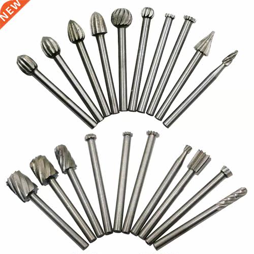 20pcs Set HSS Dremel Routing Titanium Milling Wood Rotary Kn