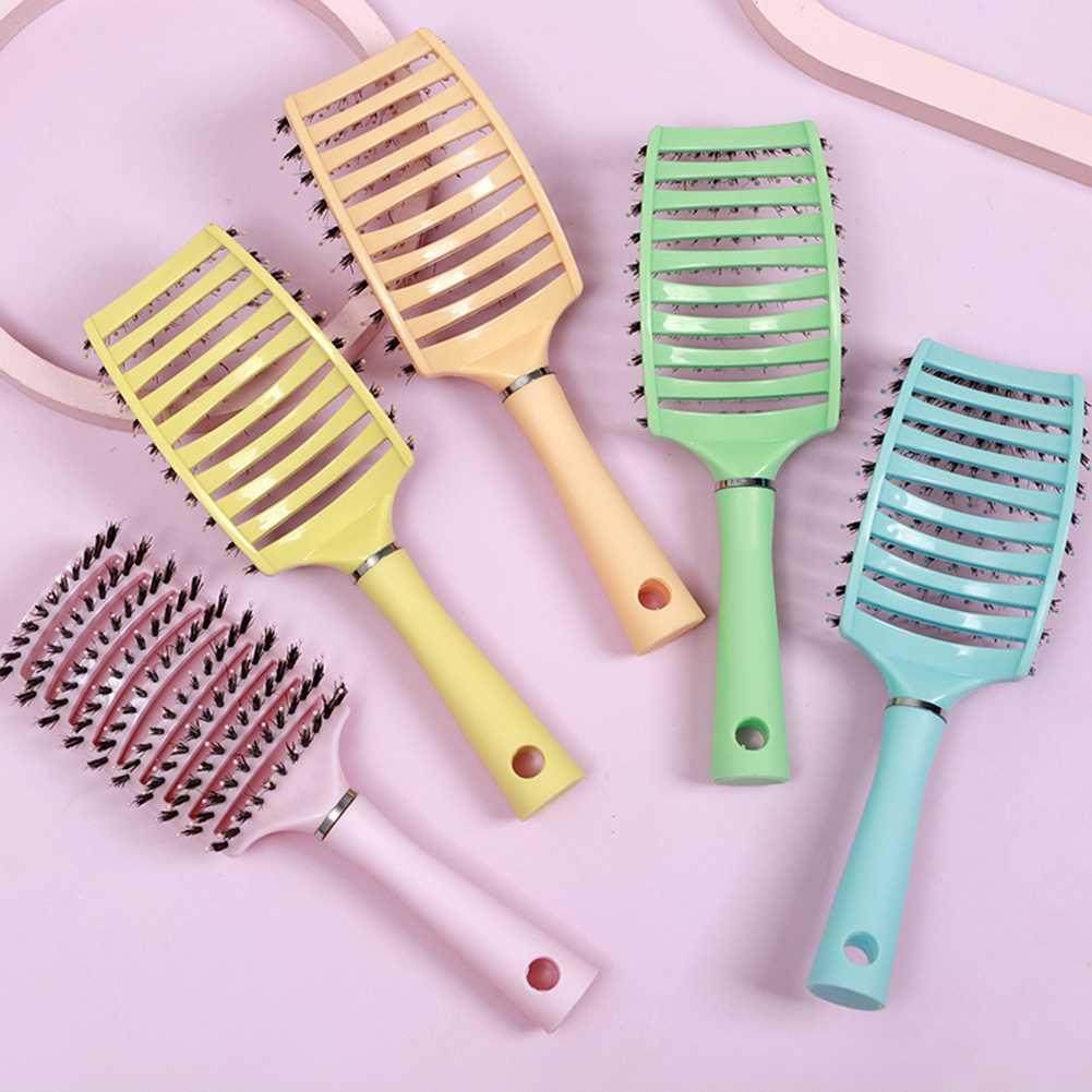 1pc women hairbrush scalp massage comb detangle hairbrush sa