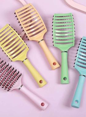 1pc Women Hairbrush Scalp Massage Comb Detangle Hairbrush Sa