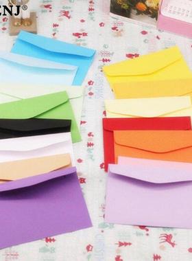 10pcs/pack Colorful Envelopes Paper Retro Blank Mini Paper E
