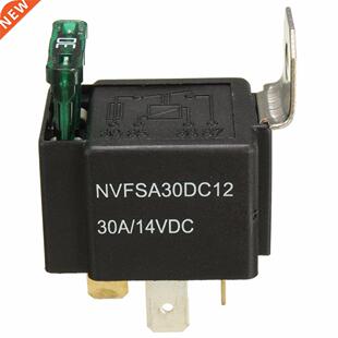 Car Automotive Relays DC 12V 30A 4-Pin Normally Open Contact