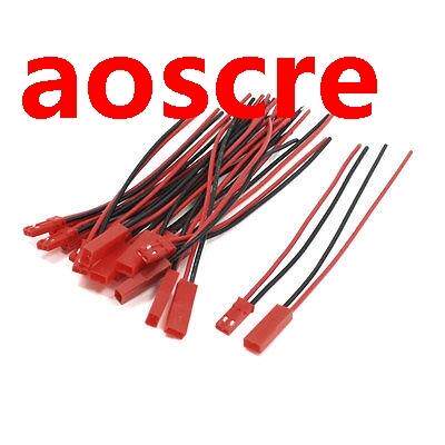 20PCS 22AWG Cable w 2Pin JST M F Plug for RC Battery Motor C