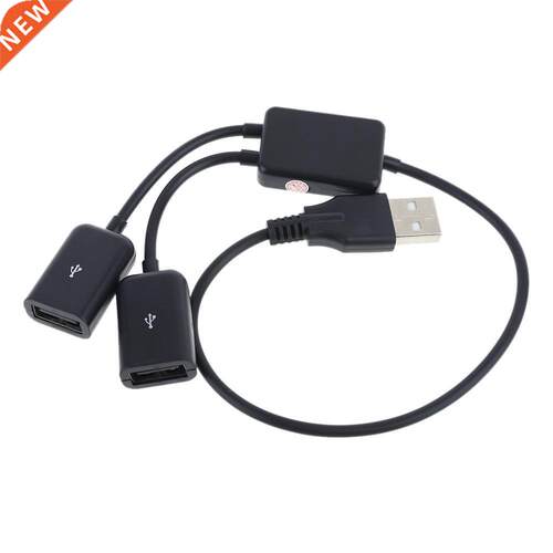 Durable USB OTG Hub Cable High Speed USB 2.0 Male to Double