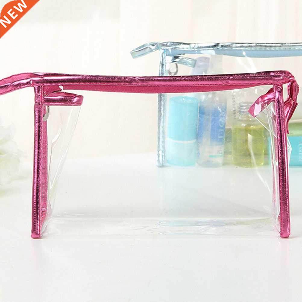 1pcs PVC Transparent Waterproof Pen Case Pen Bags Pou