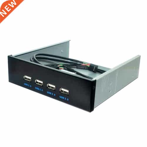 4 Ports USB 2.0 Front Panel USB Hub Splitters Adapter USB 2.