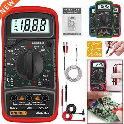 Digital Voltage Meter Volt Ohm Teer Meter Multimetro With