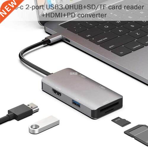 USB C HUB Type C to Multi USB 3.0 HUB HDMI Adapter Dock TF C