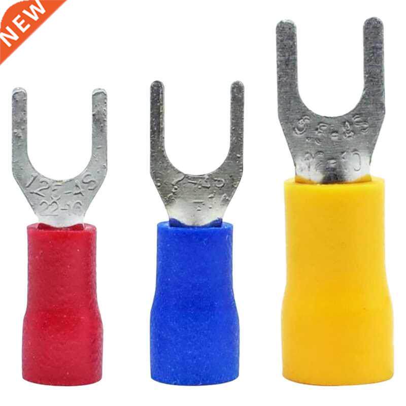 300 Pcs 22-16 16-14 12-10 AWG Insulated Fork Spade U-Type Wi