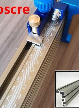 60/80cm Miter Track T-track W/scale ruler Sliding Brackets T