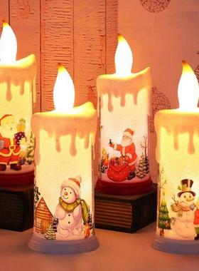 Santa Claus Snowman decorative small night light new Christm
