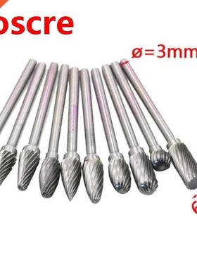 10Pcs *6mm Tungsten Carbide Milling Cutter Rotary Tool Burr