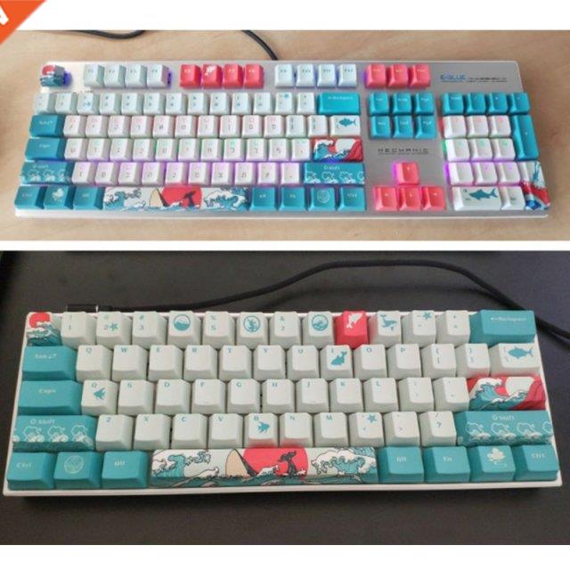 5 Sides Dye-Sublimation 109 Keys OEM PBT Keycaps Full Set Me