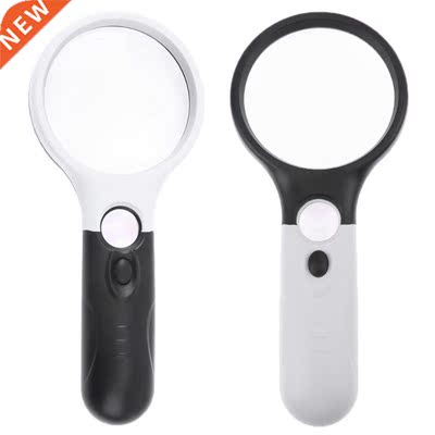 Double Lens Lighted Mini Pocket Reading Magnifying Glass Len
