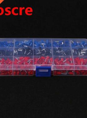 1065 Pcs Insulated Cord End Terminal Bootlace Cooper Ferrule