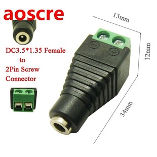 3.5 1.35mm female 100pcs connector shipping Femal free