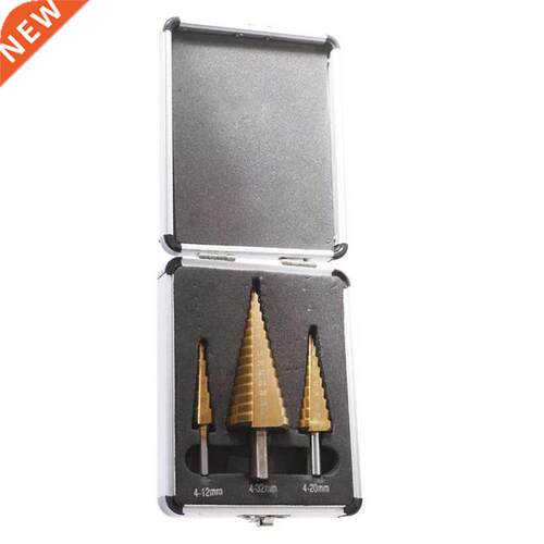 Step Drill Bits 4-12mm 4-20mm 4-32mm HSS Straight Slot Titan