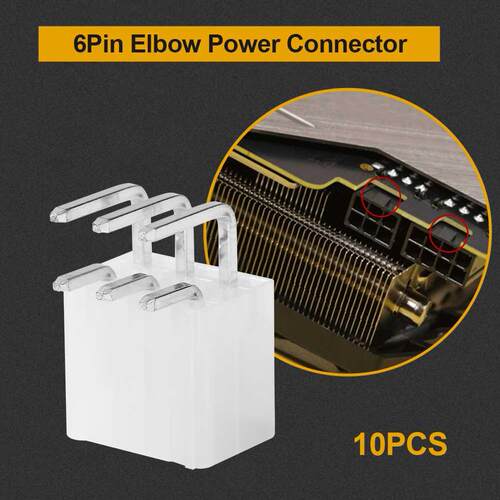 10 pcs of 6-pin power Connector Loop Replacement Power Suppl