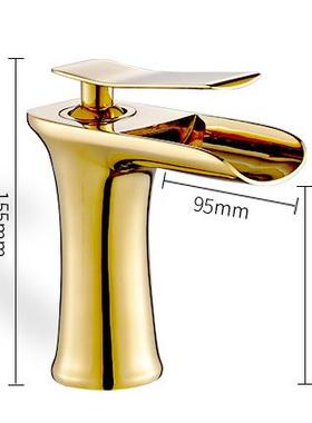 Basin Faucets Waterfall Bathroom Faucet Single handle Basin