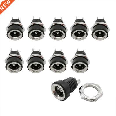 2/5/10Pcs 5.5 * 2.1mm DC Power Supply Socket Connector Panel