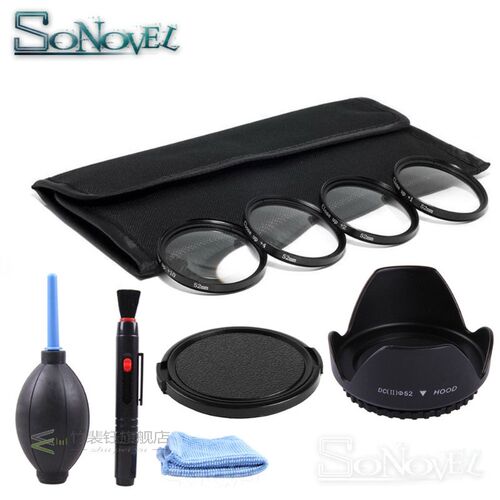 49 52 55 58 62 67 72 77 MM Macro Close-p Filter Set +1 +2 +4