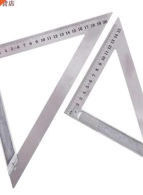 90 degrés 150/200mm Triangle règle acier inoxy