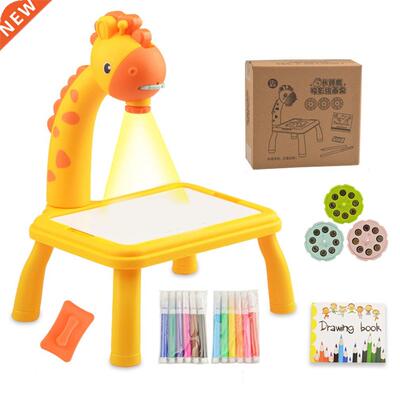 New Children Led Projector Art Drawing Table Toys Kids Paint