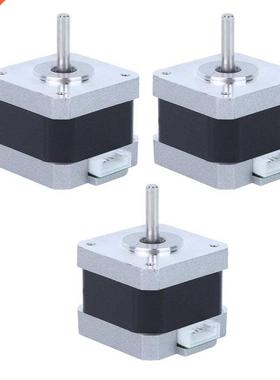 Stepper Motor Stainless Steel 4-Wire Bipolar White 3D Printe