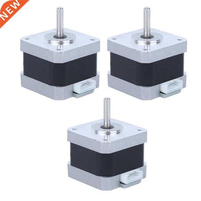 Stepper Motor Stainless Steel 4-Wire Bipolar White 3D Printe
