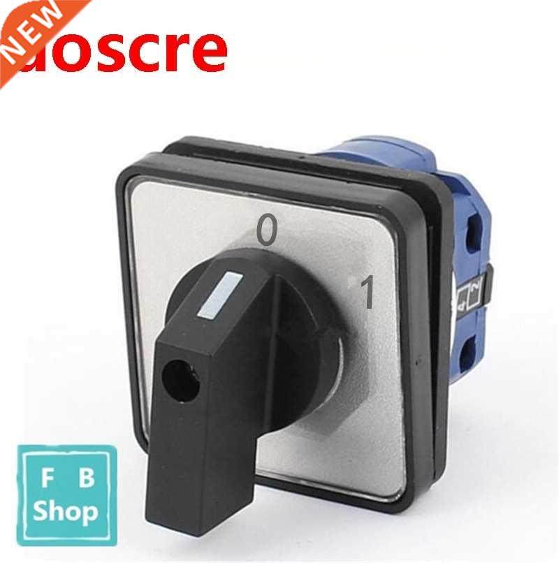 New AC 660V 20A Latching 4 Terminals 0-1 2 Position Changeo