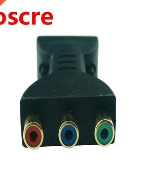 Video Audio Adapter HDMI To 3 RGB RCA Gold plated AV Compone