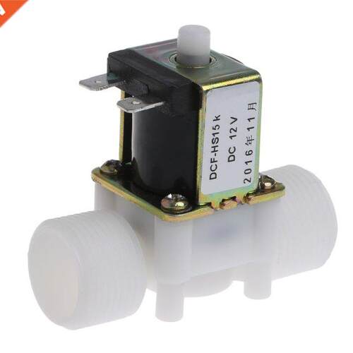 3/4 DC12V PP N/O Electrc Solenod Valve Water Control Dve