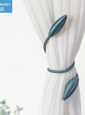 Arbitrary shape strong Curtain Tiebacks Plush Alloy Hanging