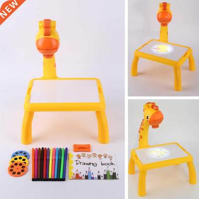 Children Projector Art Drawing Table Giraffe Graffiti Painti