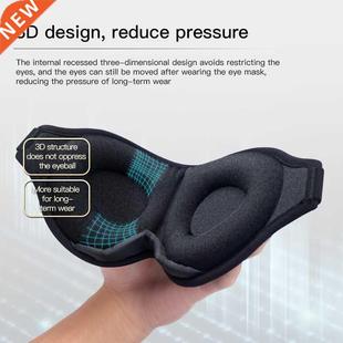 3D Memory Foam Slk Sleep Mask Soft?Women Men Eye Patches Co