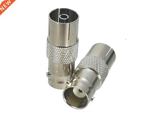 1Pcs Connector BNC Female jack to IEC PAL DVB-T Female jack