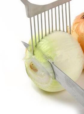 1Pc Stainless Steel Onion Cutter Onion Fork Fruit Vegetales