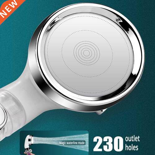 High Pressure 3-Function SPA Shower Head Shower Head With