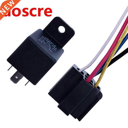 JD2912 relay 12 24 36 48 72V with socket plug car relay 4pin