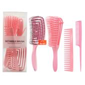 Set Comb Detangler Hairbrush Curly Hair for Hrush
