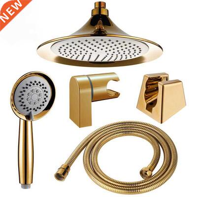 Solid Copper Gold Plated three functions Handheld Shower Lux