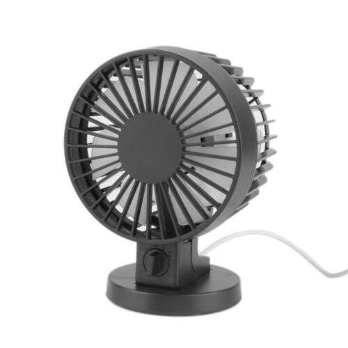 Mini Blade Desk Mute Laptop PC USB Cooler Small Fan black